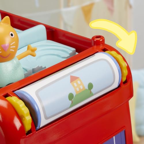 Peppa Pig Peppa’s 2-in-1 Party Bus Playset - 3-Floor Interactive Playset for Ages 3+ 14