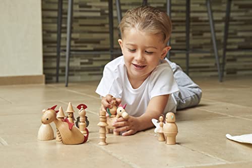 TickiT Wooden Enchanted Figures Set - 10 Fairy Tale Characters for Imaginative Play 20