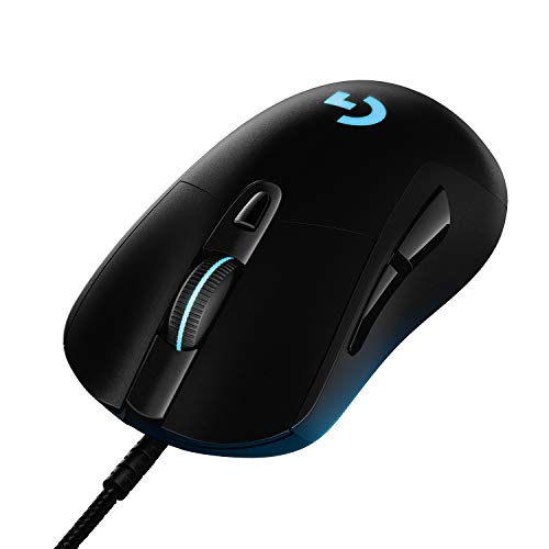 Logitech G403 HERO Wired Gaming Mouse - HERO 25K Sensor, 25600 DPI, RGB LIGHTSYNC, 6 Programmable Buttons