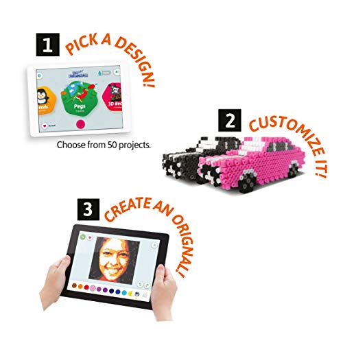 smART Pixelator SPX596 - Creative Pixel Art Maker with 1,300 Beads & SD Card 6