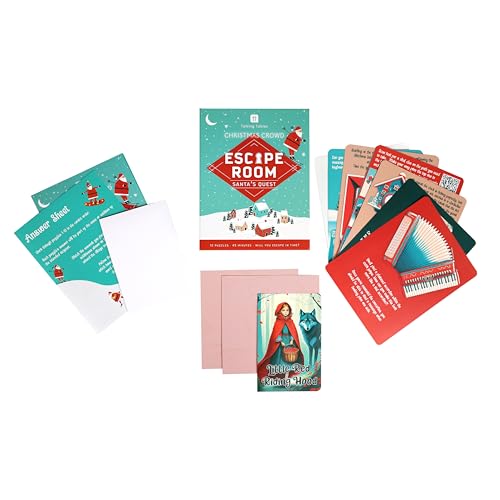 Talking Tables Escape Room Host Night Santa's Quest Christmas Board Game 3
