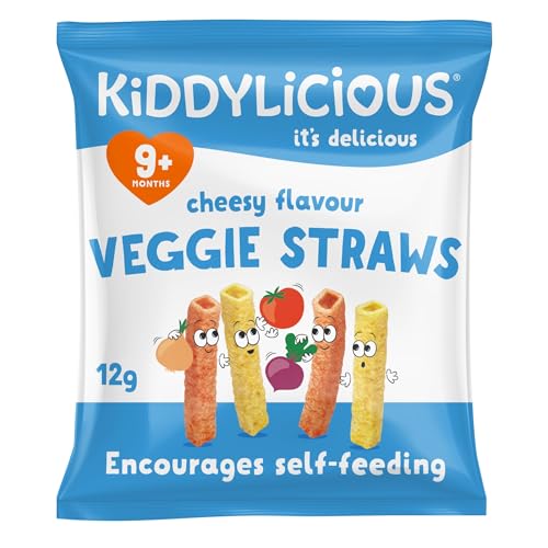 Kiddylicious Cheesy Veggie Straws - Natural Flavour Snack for Kids 9M+ 5