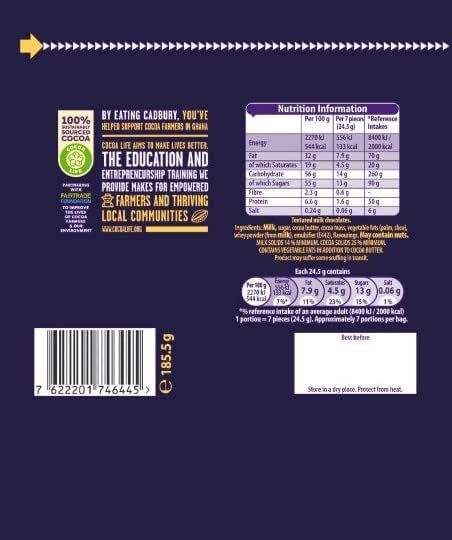 Cadbury - Bitsa Wispa Big Share Bag (Smooth & Creamy Milk Chocolate Pieces)