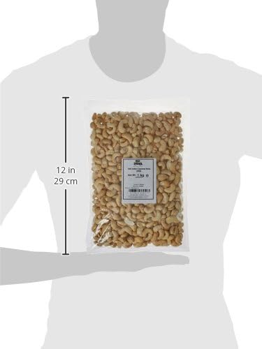 Old India Cashew Nuts 320s, 1kg – Natural, Additive-Free, GMO-Free Whole Cashews from India
