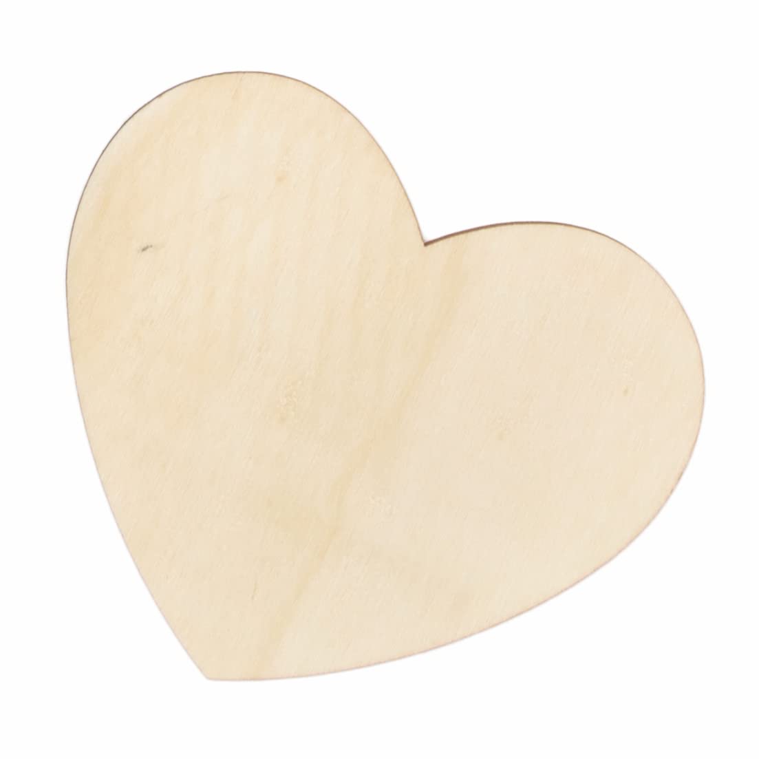 Baker Ross Heart Coasters - Pack of 10 Wooden Blanks for Crafting | 10.5 cm Diameter 5