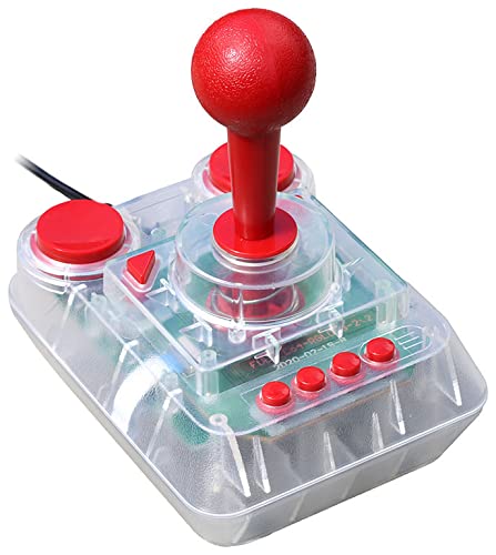 C64 Micro Switch Joystick - Clear for Commodore 64, PC, Mac, Linux 3