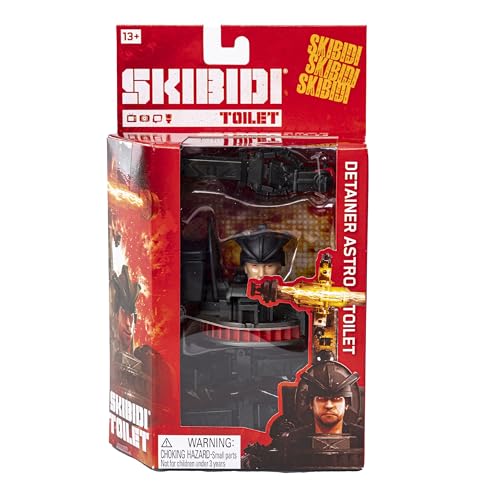 Skibidi Toilet Deluxe Detainer Astro Toilet Figure - 6" Collectible Action Figure 3