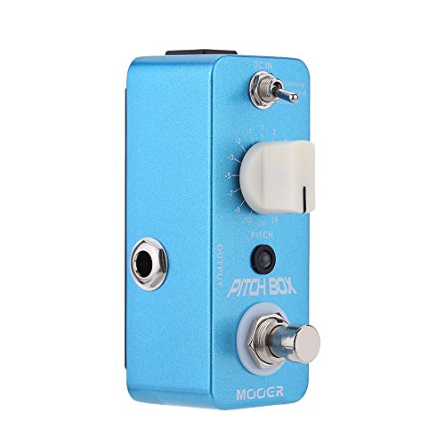 MOOER Pitch Box Pitch Shifter Harmonizer Pedal MPS1 - Blue Guitar Effects Pedal 7