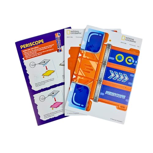 National Geographic Build Your Own Periscope - STEAM Educational Kit for Ages 5+ 7