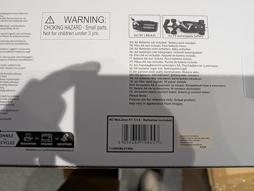 McLaren MCL38 RC Car - 1:14 Scale 2.4GHz Remote Controlled F1 Vehicle for Kids & Collectors 19