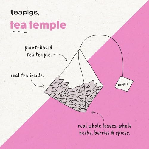 teapigs Mao Feng Green Tea - Pure Whole Leaf Green Tea Bags, Fresh Peachy Flavor, 80°C Brew 9