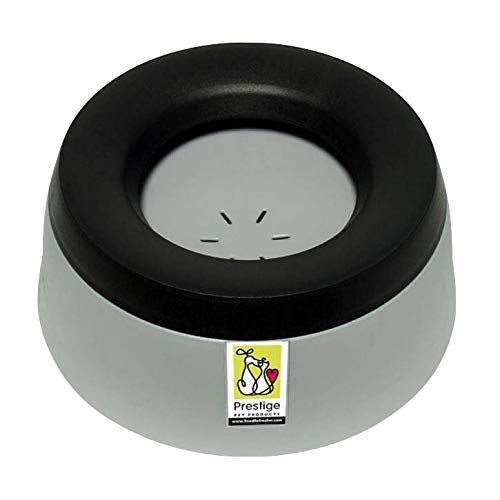 Road Refresher Non Spill Pet Water Bowl - Grey, Large Size | Heat Resistant Polypropylene 1