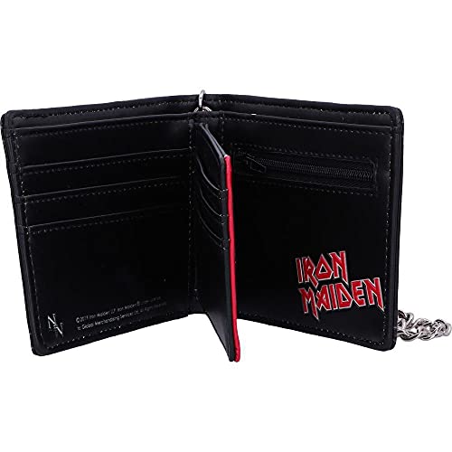 Nemesis Now offiziell lizenzierte Iron Maiden Eddie Trooper Geldbörse, PU, ​​Schwarz, 11 cm