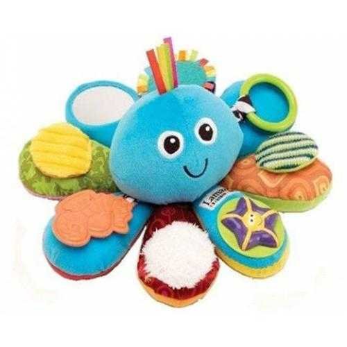 LAMAZE Octivity Time Baby Sensory Toy, Soft Baby Toy for Sensory Play and Discovery, Octopus Toddler Toy Suitable from 6 Months, 1+ Year Old Boys and Girls
