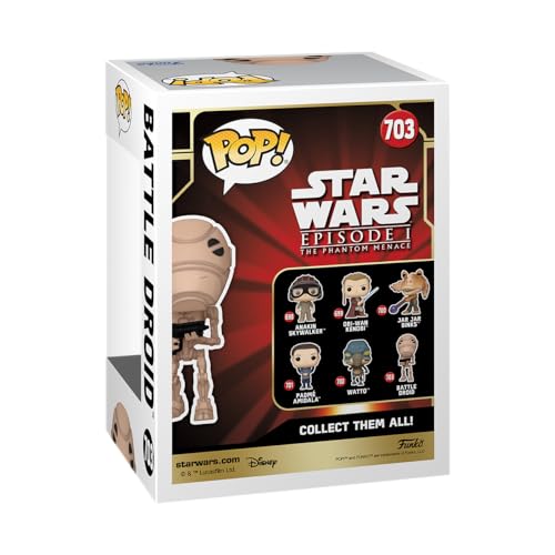 Funko Pop! Star Wars: Episode 1 The Phantom Menace - Battle Droid Vinyl Figure (76016)