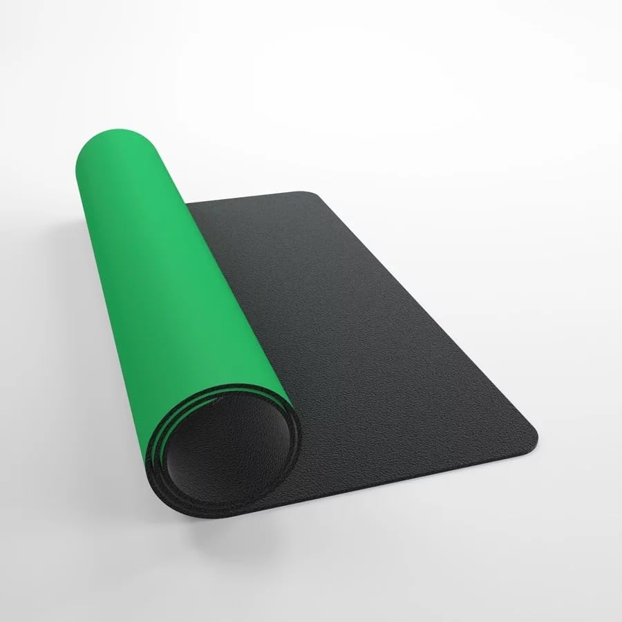 Gamegenic Prime 2mm Playmat - Green | Anti-Slip Backing | Natural Rubber