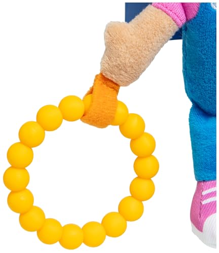 Ms. Rachel Sensory Take-Along Toy - Crinkly Teether with Rattle for 3+ Months 10