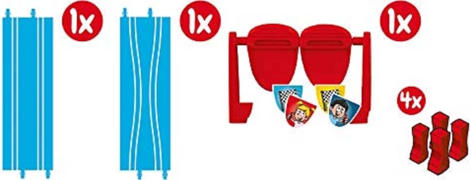 Carrera 20067001 FIRST Extension Set 'One fits All' - Slot Car Track Accessory