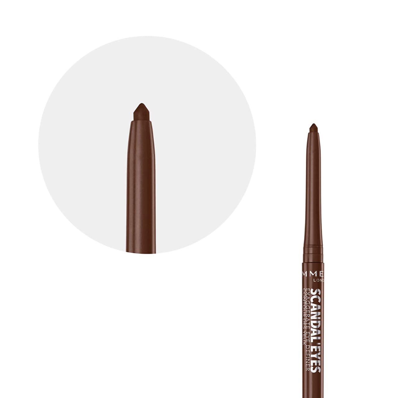 Rimmel Scandaleyes Exaggerate Eye Definer Eyeliner - Chocolate Brown, 0.35g