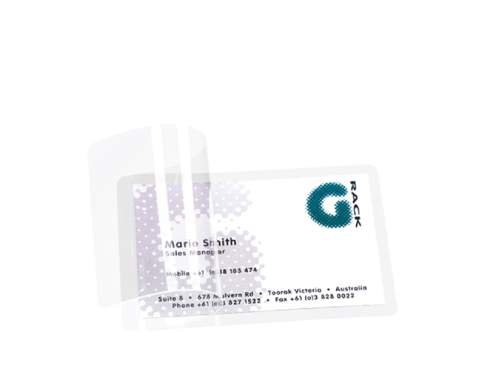 Pelltech Self Laminating Cards 54x86mm - Tamper & Water-proof Protection | 400 Micron | Pack of 25 3