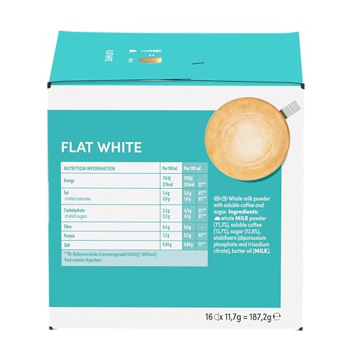 NESCAFÉ Dolce Gusto Flat White Coffee Pods - 48 Capsules (3 Boxes of 16) - Creamy Milk & Espresso Blend 6