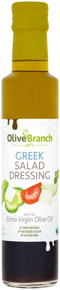 Olive Branch Authentic Greek Salad Dressing - Made in Crete | No Added Sugar | 250ml