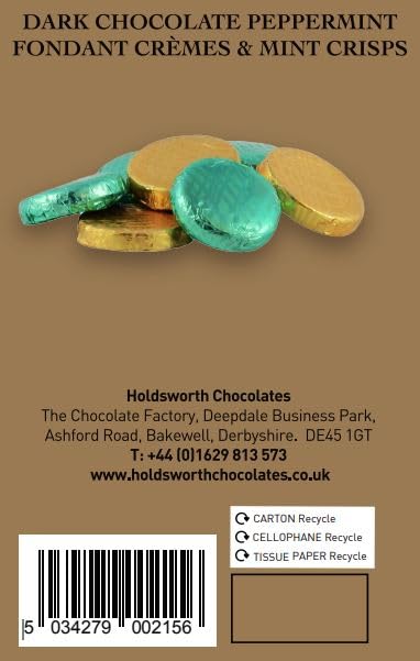 Holdsworth Handmade English chocolates - Assorted English Mint Chocolates Gift Box | 175g 6