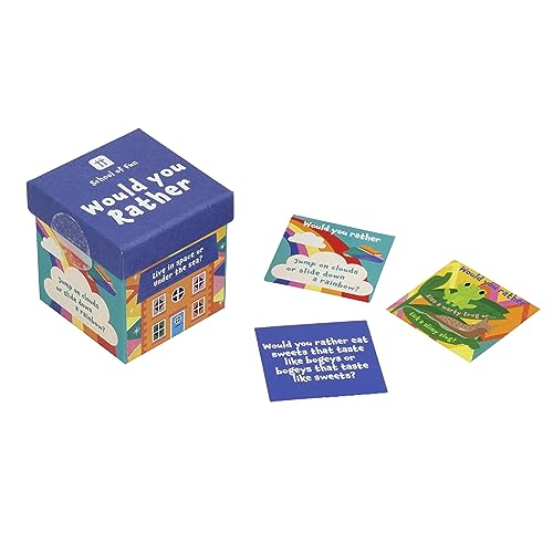 Talking Tables Kids Would You Rather Travel Game – 120 Trivia Question Cards for Family Fun, Ages 5+ 3
