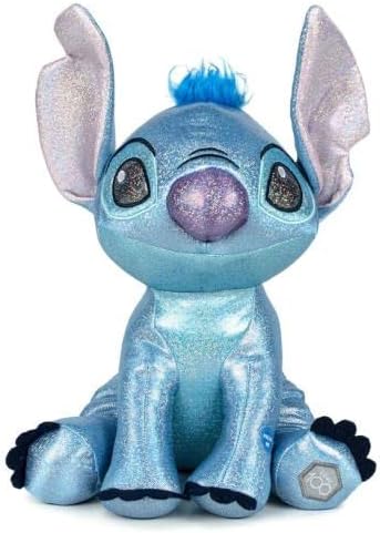 Disney STITCH Glitter Ball Soft Toy with Sounds - Lilo and Stitch Plush - 28 cm