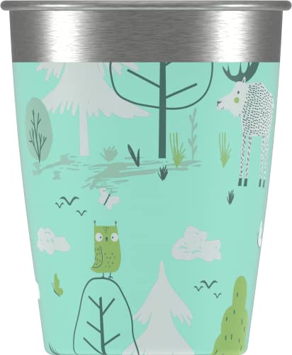 Sigg Kids Stainless Steel Cup Set - 4-Pack with Colorful Designs for Home & On-the-Go 20