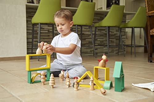 TickiT Wooden Enchanted Figures Set - 10 Fairy Tale Characters for Imaginative Play 18