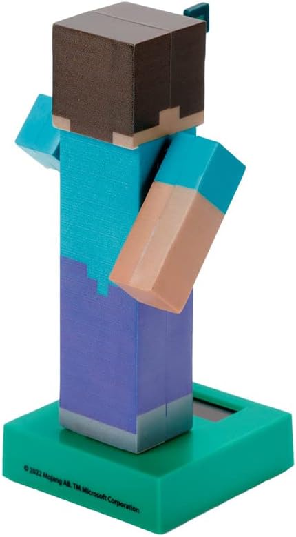 Puckator Minecraft Solar Pal Series - Steve Solar-Powered Dancing Figure (FF139) 3