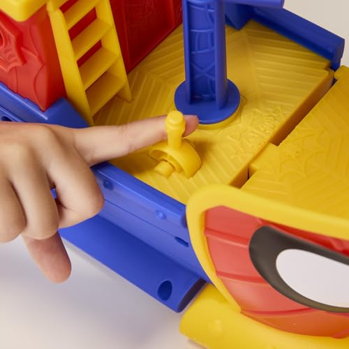 Spidey and His Amazing Friends Water-Webs Webs Ahoy Bubble Pirate Ship Playset - 43 cm with Real Bubble Maker, Spidey & Green Goblin Figures, Ages 3+ 12