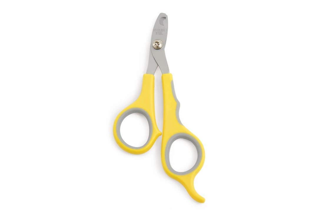 Ancol Ergo Animal Nail Clippers - Small Pet Claw Trimming | Soft Grips | High Carbon Steel