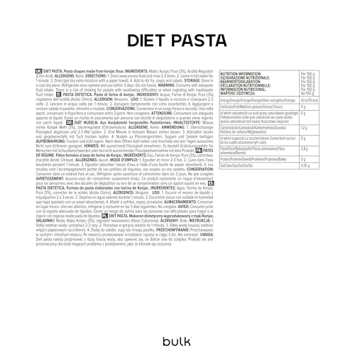 Bulk Konjac Pasta, Low-Calorie Glucomannan Noodles, 200g Pack of 6, Gluten-Free, Vegan 3