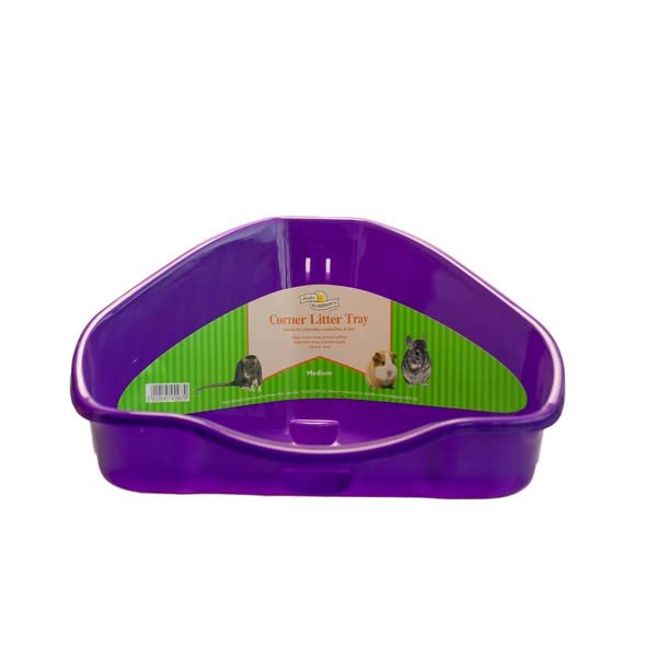 Walter Harrison's Corner Pet Toilet Litter Tray - Plastic | Size S | 340x175x230mm 3