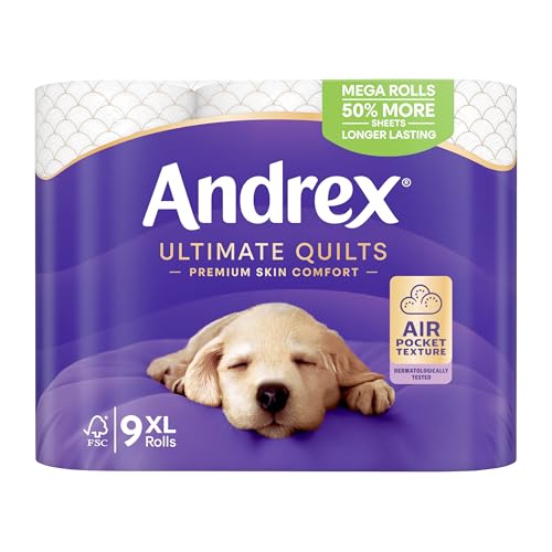 Andrex Supreme Quilts Mega Toilet Roll - 9 Rolls (13.5 Standard Rolls Equivalent) 11