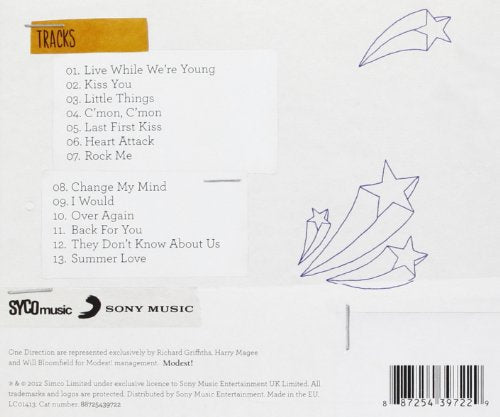 One Direction - Take Me Home Audio CD 5