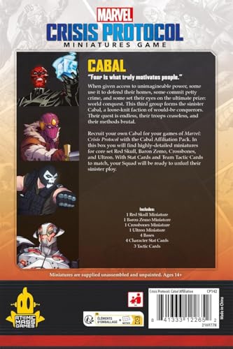 Atomic Mass Games Marvel: Crisis Protocol Cabal Affiliation Pack 7