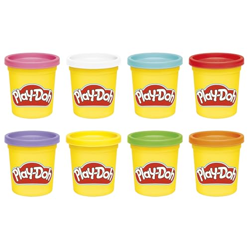 Play-Doh 8 Pack Rainbow Colours - 85 Gram Cans for Kids Ages 2+