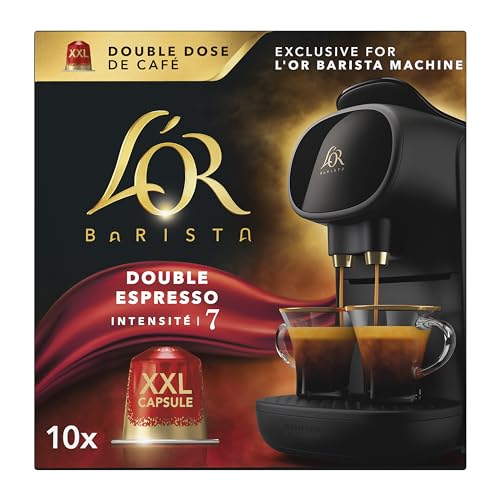 L'OR BARISTA Double Splendente XXL Aluminium Coffee Capsules (50 Pods) Intensity 7 for L'OR BARISTA Machines 7