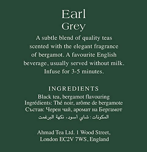 Ahmad Tea - Earl Grey Black Tea (100 Teabags) 11