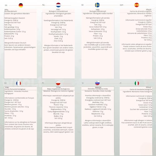 Whole Food Earth® Organic Almond Flour – 1 kg | Raw | GMO Free | High in Fibre 6