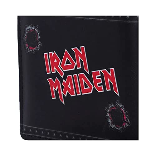 Nemesis Now offiziell lizenzierte Iron Maiden Eddie Trooper Geldbörse, PU, ​​Schwarz, 11 cm