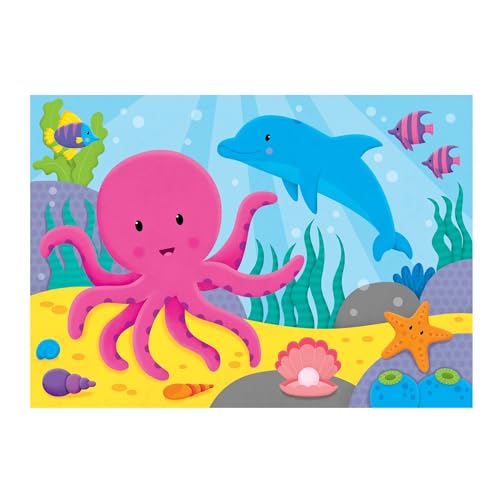 Galt 4 Puzzles in a Box - Ocean Themed Jigsaw Puzzles for Toddlers 18 Months+ 7
