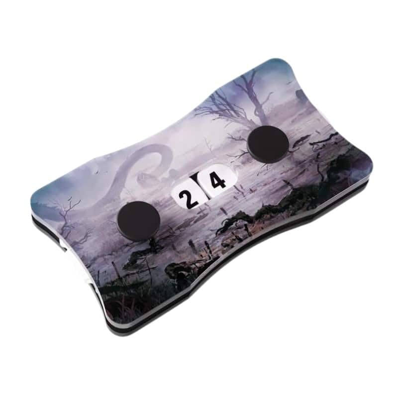 Gamegenic Double Life Counters - Swamp Design Dial Tracker | Up to 99 Points