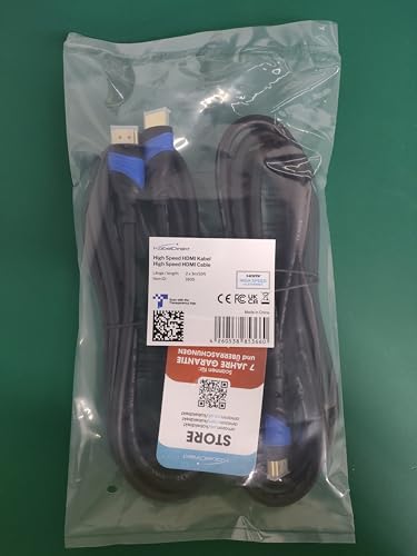 KabelDirekt 8K & 4K HDMI Cable – 2x 3m – German-Engineered for Gaming, PS5, Xbox, Switch – Black/Blue 17