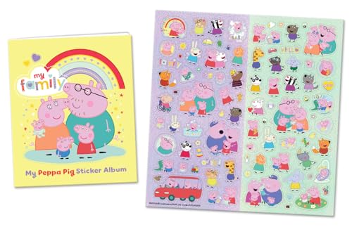 Peppa Pig Family Sticker Collection and Album - Featuring Evie Foiled Stickers 5