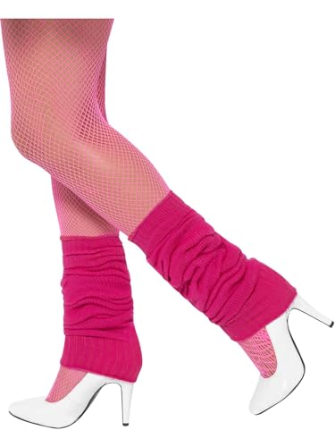 Smiffys Hot Pink Beinwärmer