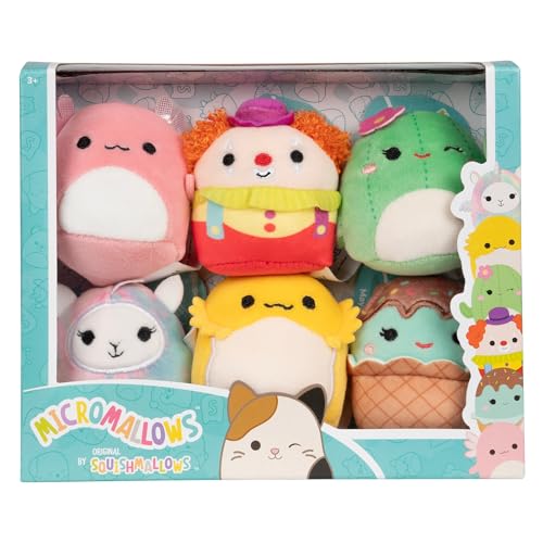 Squishmallows Micromallows 6-Pack – Mini Plush Collection with Archie, Bimbi, Lucy-May, Maritza, Maya, Rodry 8